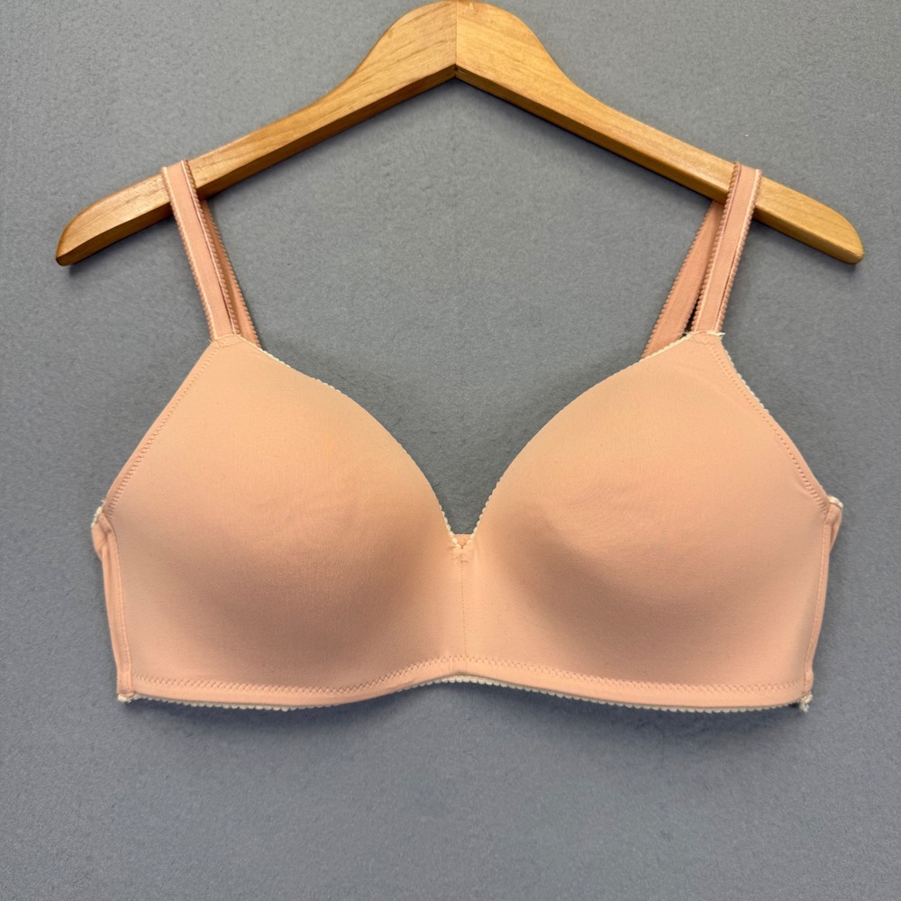 Adore Me Peach Wireless‎ Contour Bra 34DD BR-09238-DEM Lightly Lined Nude Mens